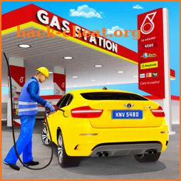 Gas Station Car Driving Simulator Car Parking Game icon