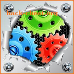 Gears and wheels logic icon