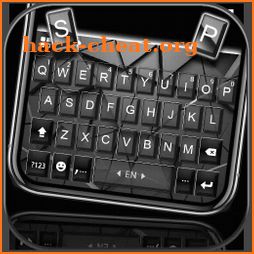 Geometric Grey SMS Keyboard Background icon