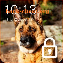 German Shepherd Faithful Dog Lock Screen Password icon