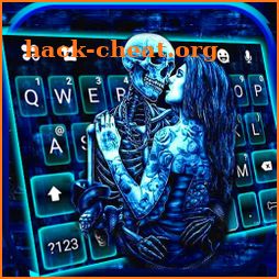 Ghost Lovers Kiss Keyboard Theme icon