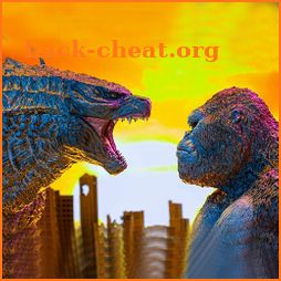 Giant Godzilla Vs Monster Kong City Destruction icon