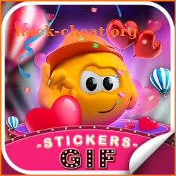Gif Stickers For WhatsApp-Colorful Emoji icon