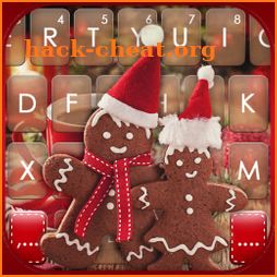 Gingerbread Man Keyboard Background icon