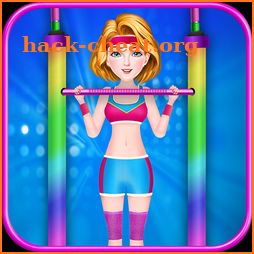 Girls Fitness Gym Workout Story icon