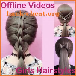 Girls hairstyle offline Videos icon