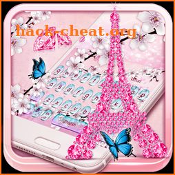 Girly Paris keyboard theme icon