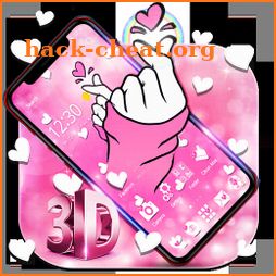 Glamorous Pink Love Sign icon