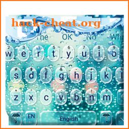 Glass Water Drop Keyboard icon
