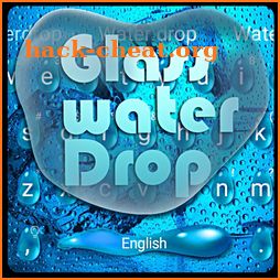 Glass Water Drop Keyboard Theme icon