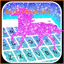 Glistening Unicorn Keyboard Theme icon