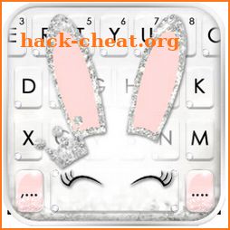 Glitter Bunny Keyboard Theme icon