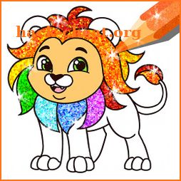 Glitter Coloring and Drawing Book for Kids icon