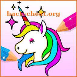 Glitter Coloring Book for Kids icon