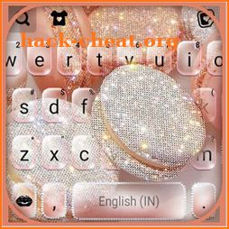 Glitter Macaroons Keyboard Background icon