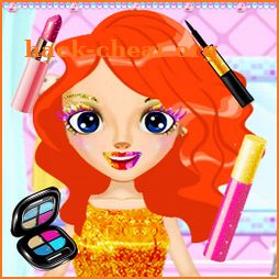 Glitter Makeup: Dressup & Makeup, Color by Number icon