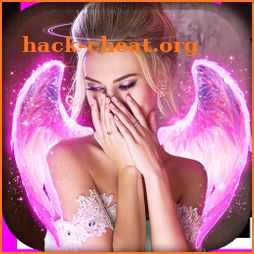 👼Glitter Neon Angel Wings Photo Effects Editor👼 icon