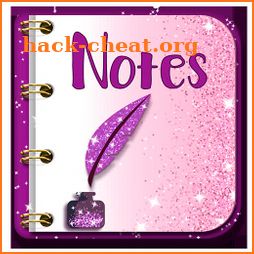 Glitter Notepad Notes icon