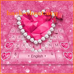 Glitter Pink Keyboard Theme icon