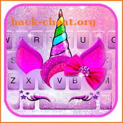 Glitter Pink Unicorn Theme icon