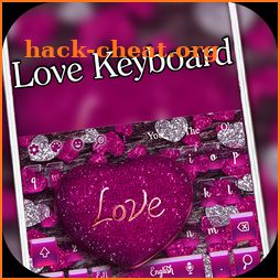 Glitter Romantic Love Dream Keyboard Theme icon