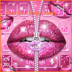 Glitter Sexy Lips keyboard icon