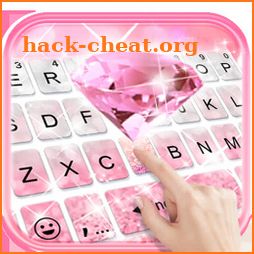 Glittering Pink Diamond Keyboard Theme icon