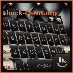 Glod Black Mechanic Hecking Keyboard Theme icon