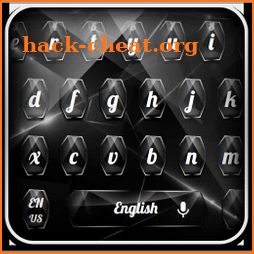 Glossy Black Cool Keyboard icon
