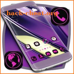 Glossy Purple Launcher Theme icon