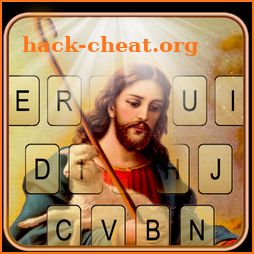 Glowing Lord Jesus Keyboard Theme icon