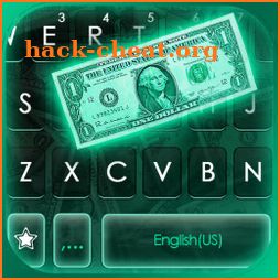 Glowing Money Keyboard Background icon