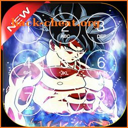 Goku ultra instinct DBZ lock screen icon