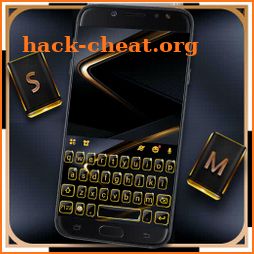 Gold Black Business Keyboard Theme icon