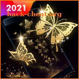 Gold Butterfly Live Wallpapers icon