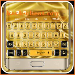 Gold Galaxy S7 Keyboard icon