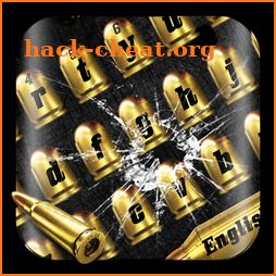 Gold Gunnery Bullet Keyboard icon