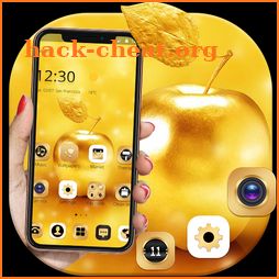 Gold Luxury Apple Theme For XS icon