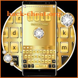 Gold Luxury Diamond Keyboard icon