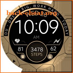 Gold Motivation watch face icon
