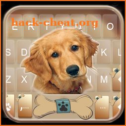 Gold Naive Puppy Keyboard Theme icon