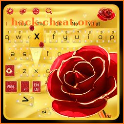 Gold Rose Keyboard Theme icon