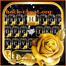 Gold Rose Lux Keyboard Theme icon