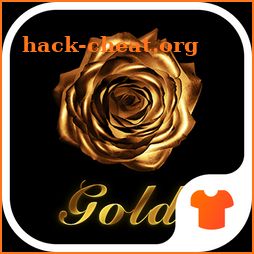 Gold Rose Theme for Android Free icon