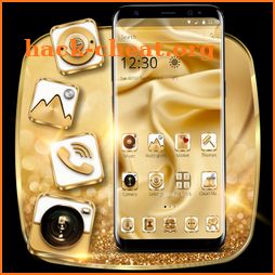 Gold Silk Luxury Launcher icon