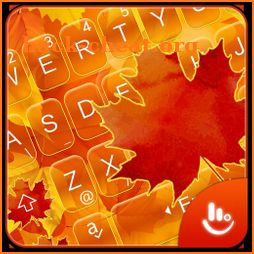 Golden Autumn Keyboard Theme icon