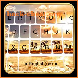 Golden Beach Keyboard Theme icon