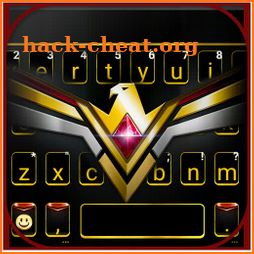 Golden Black Eagle Keyboard Background icon