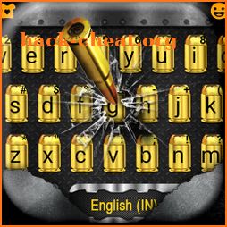 Golden Bullets Crack Keyboard Theme icon