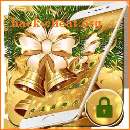 Golden Christmas Jinglebell Bow Theme icon